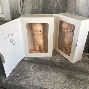 Lot of 2 Kewpie Hard plastic dolls Jesco 1986 Original Boxes